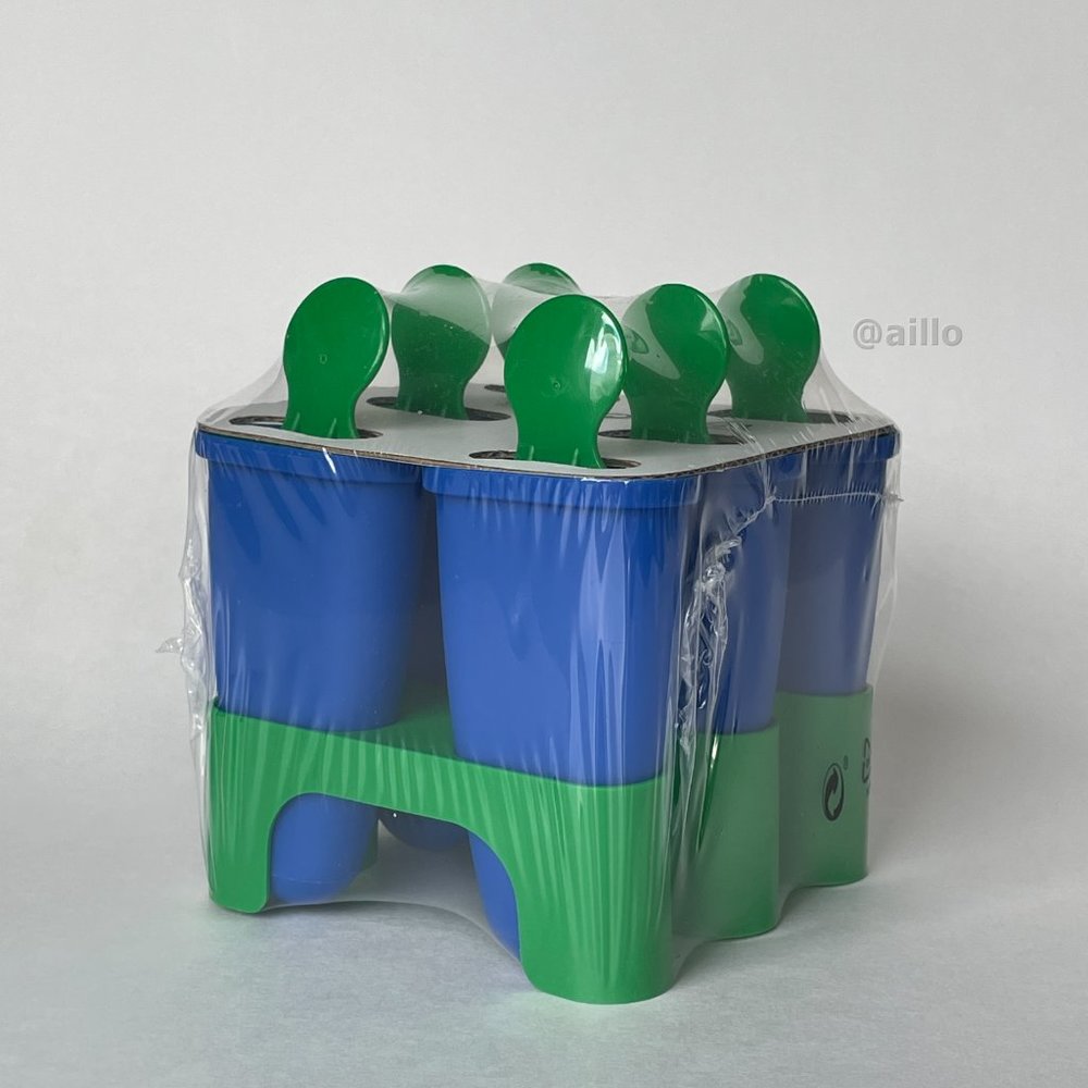 IKEA CHOSIGT Ice pop maker, blue green